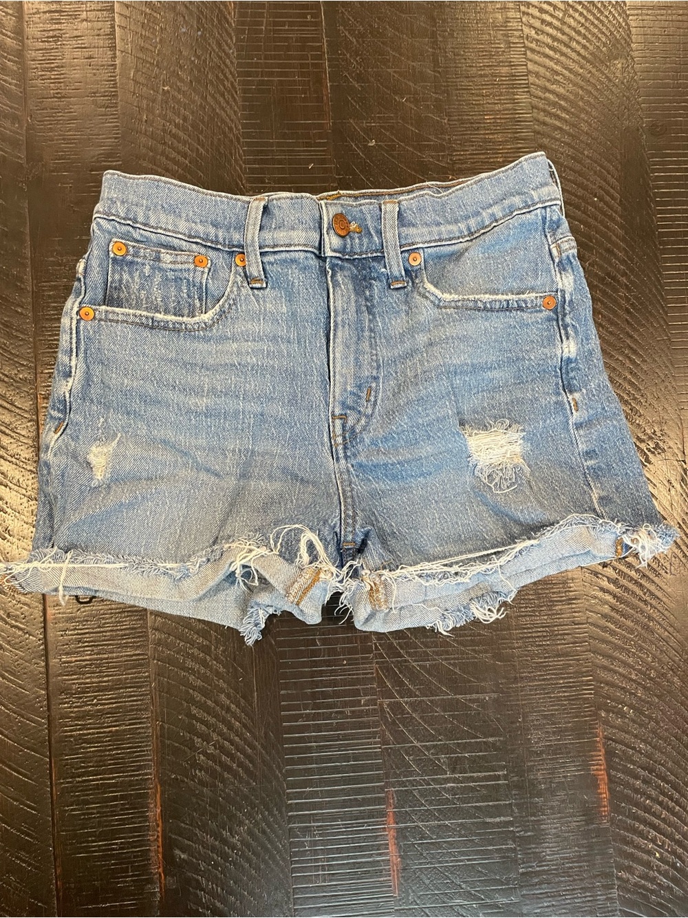 Madewell High Waisted Jean Shorts